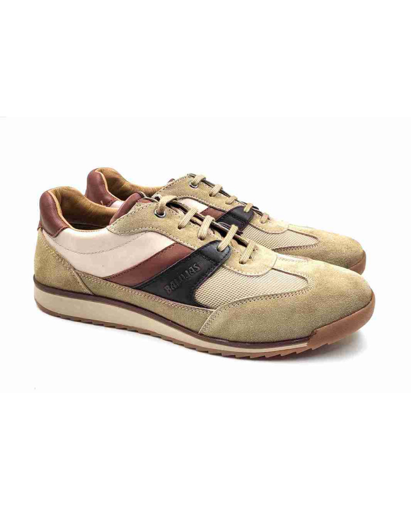 VERONA-02:Balujas Beige/Tan Casual Sneakers
