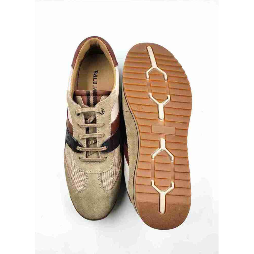 VERONA-02:Balujas Beige/Tan Casual Sneakers