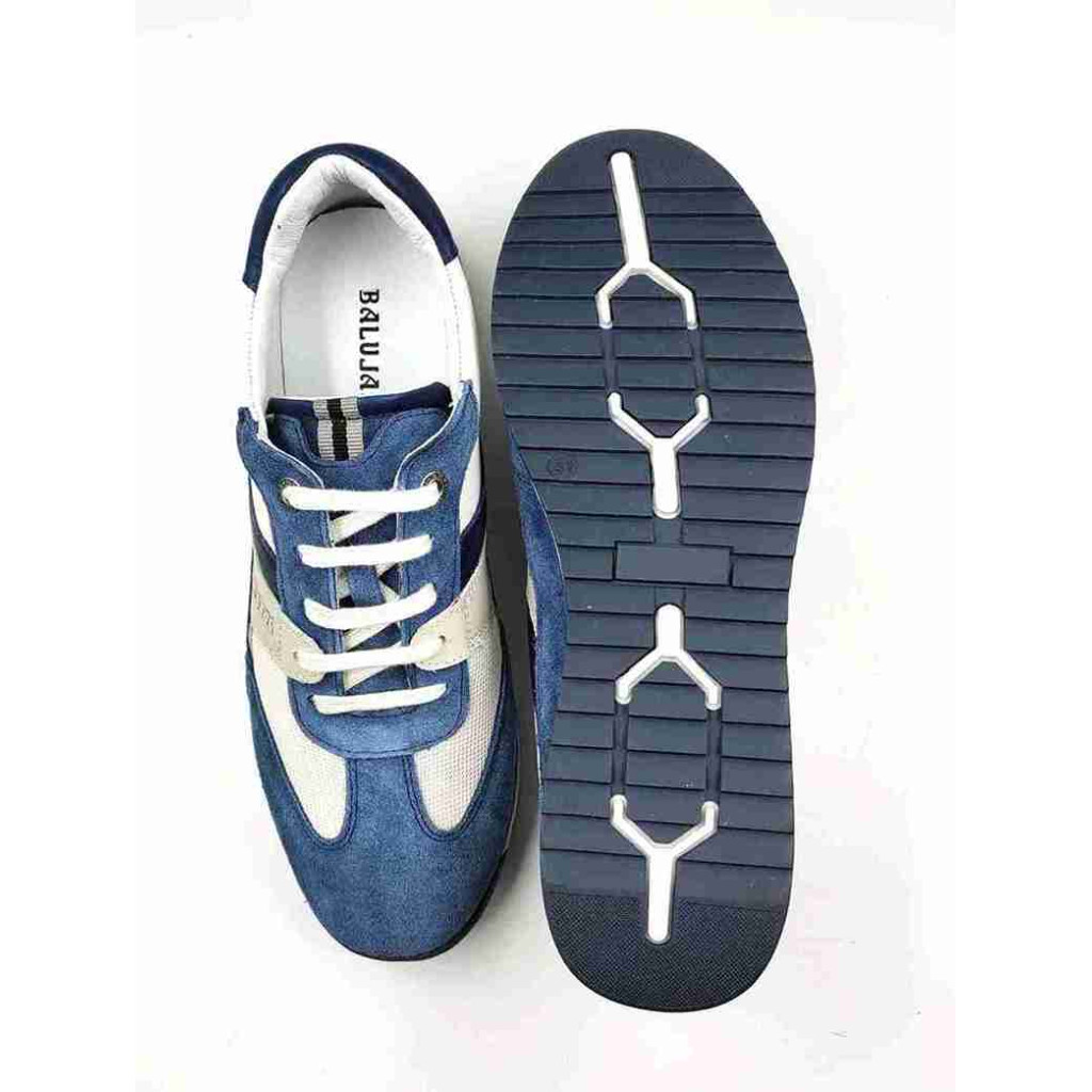 VERONA-02:Balujas Blue/White Casual Sneakers