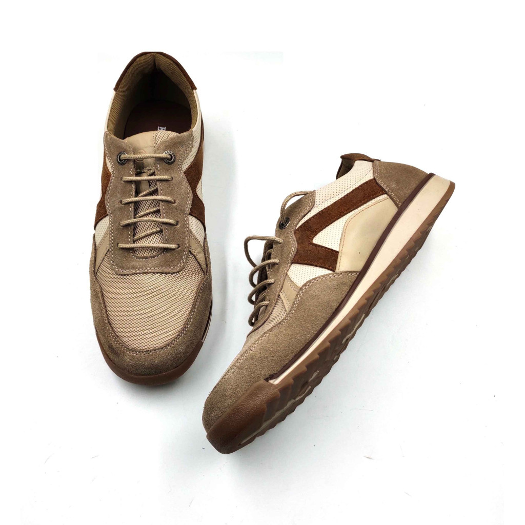VERONA-03:Balujas Beige/Tan Casual Sneakers