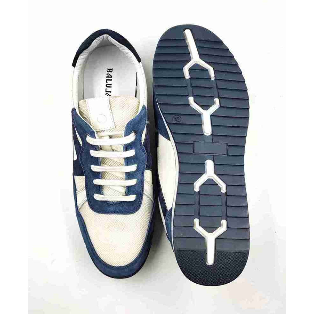 VERONA-03:Balujas Blue/White Casual Sneakers