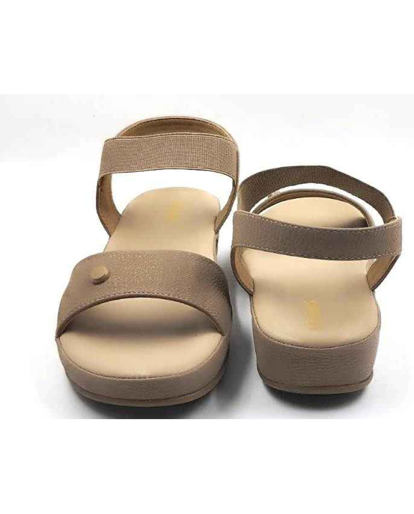 10861 : Balujas Ladies Beige Wedge Heel Sandal