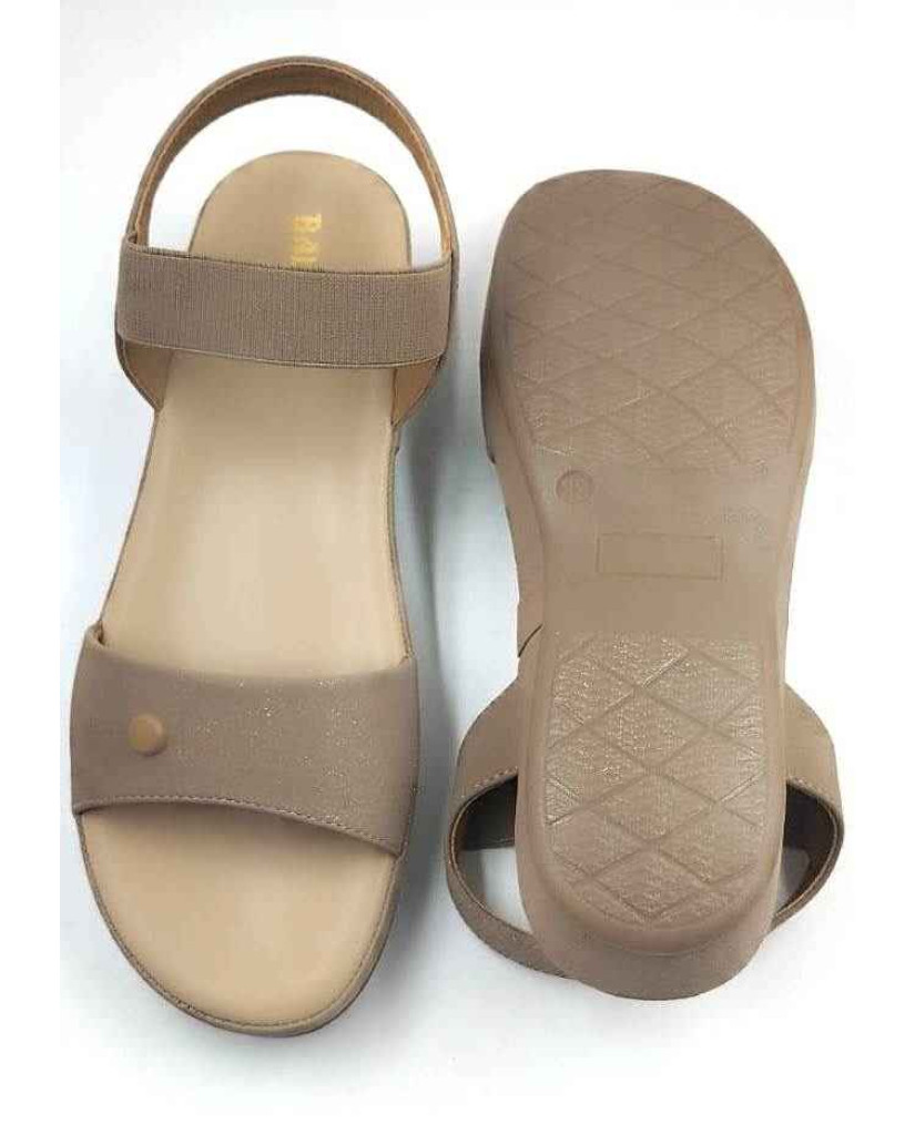 10861 : Balujas Ladies Beige Wedge Heel Sandal
