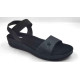 10861 : Balujas Ladies Black Wedge Sandal