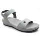 10861 : Balujas Ladies Gunmetal Wedge Heel Sandal