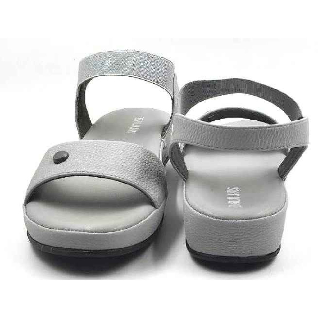10861 : Balujas Ladies Gunmetal Wedge Heel Sandal