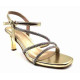 1231: Balujas Gold High Heel Sandals