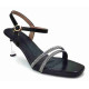 3315: Balujas Black High Heel Sandals
