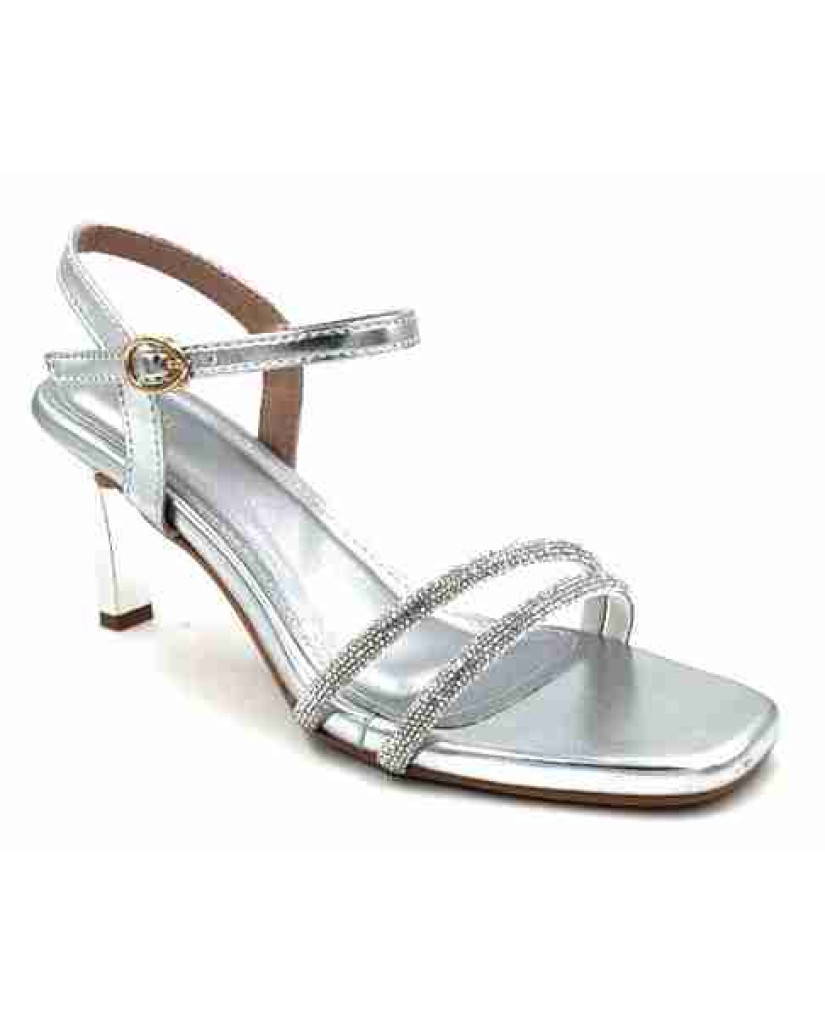 3315: Balujas Silver High Heel Sandals