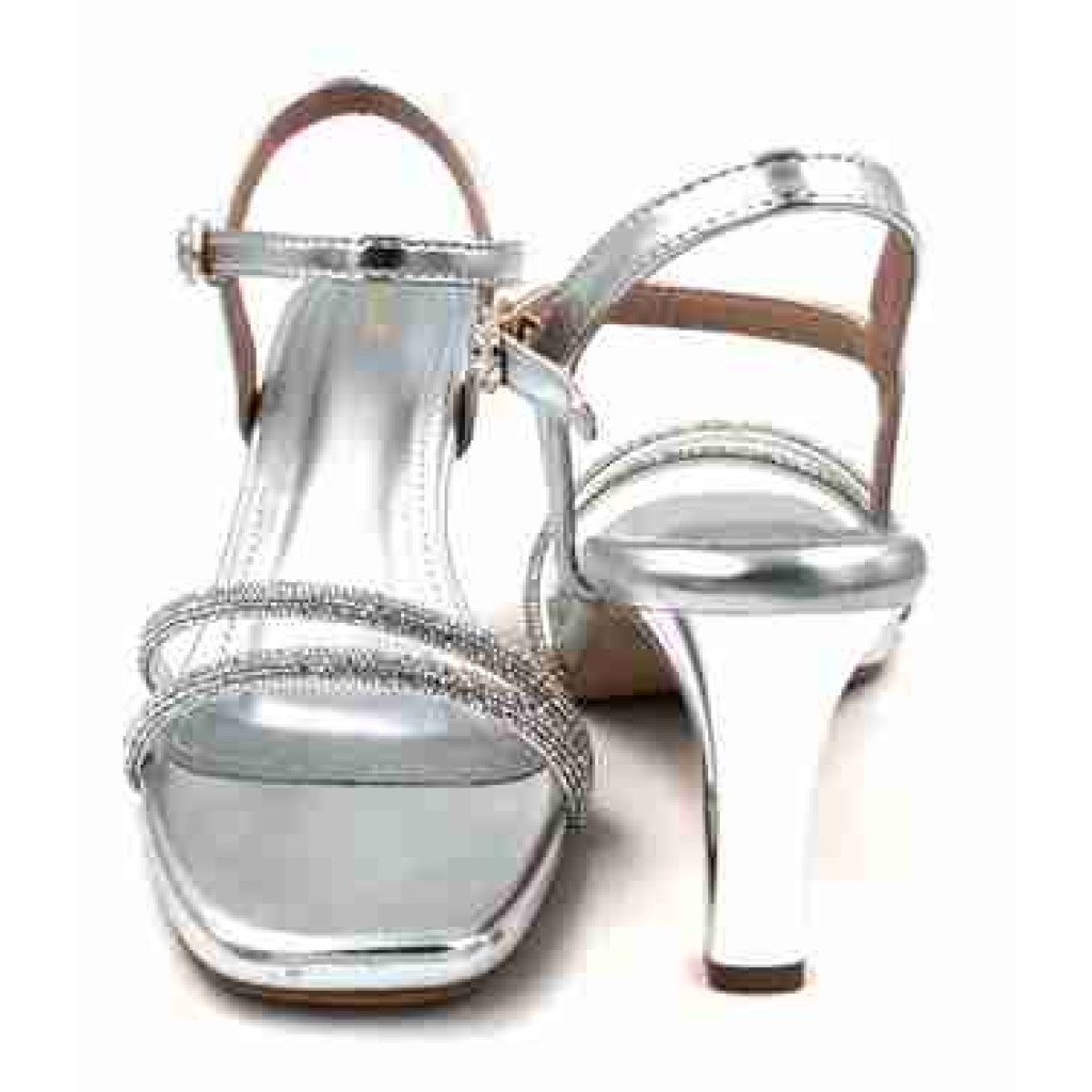 3315: Balujas Silver High Heel Sandals