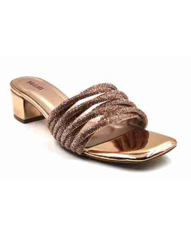3338: Balujas Sultan Block Heel Party Slides