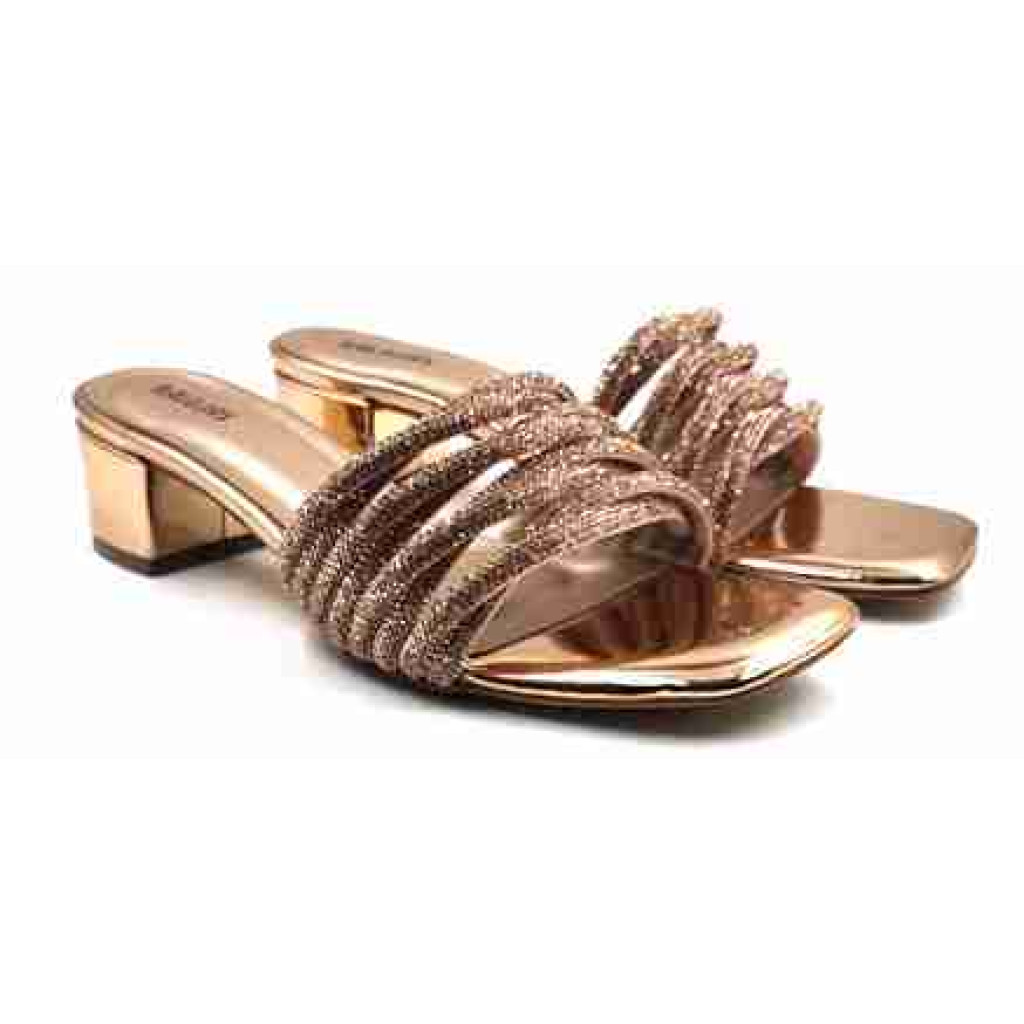3338: Balujas Sultan Block Heel Party Slides