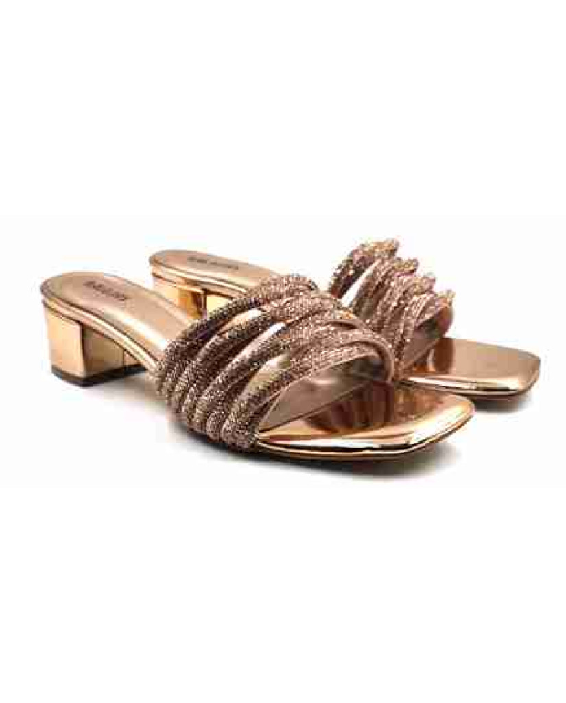3338: Balujas Sultan Block Heel Party Slides