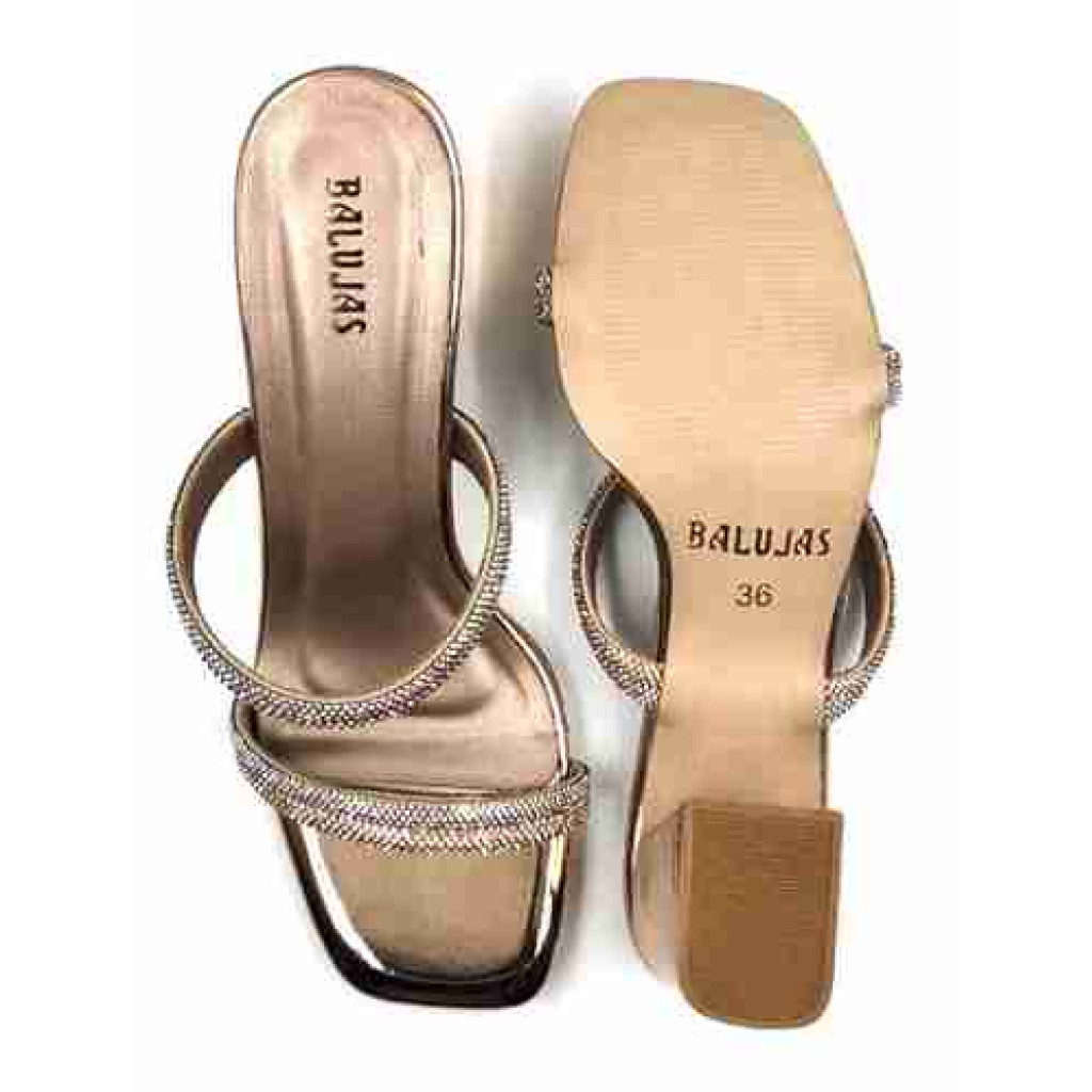 K-321: Balujas Sultan Block Heel Slip-on 