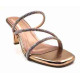 R-304: Balujas Sultan Heel Crystal Strap Sandals
