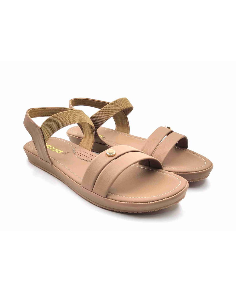 10-371:Balujas Flat Chiku Ladies Sandal