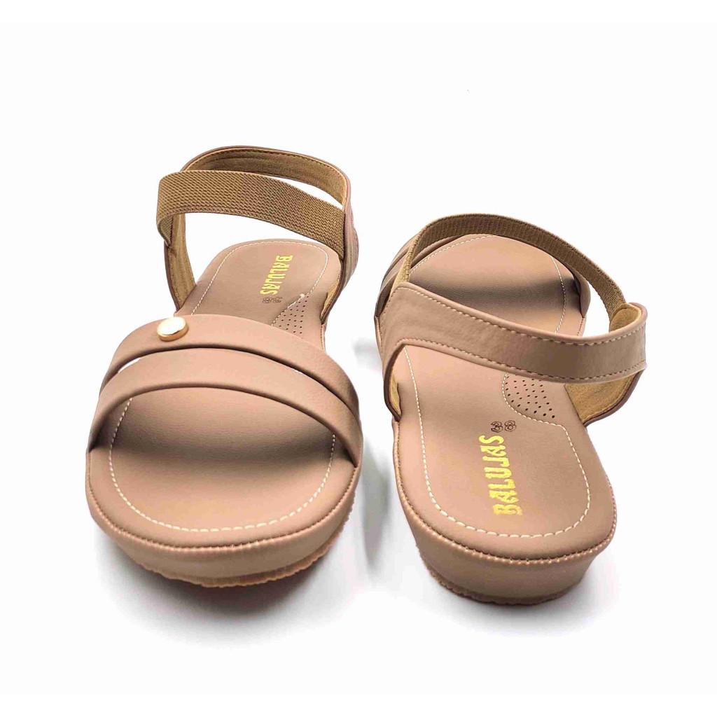 10-371:Balujas Flat Chiku Ladies Sandal 10-371:Balujas Flat Chiku Ladies Sandal