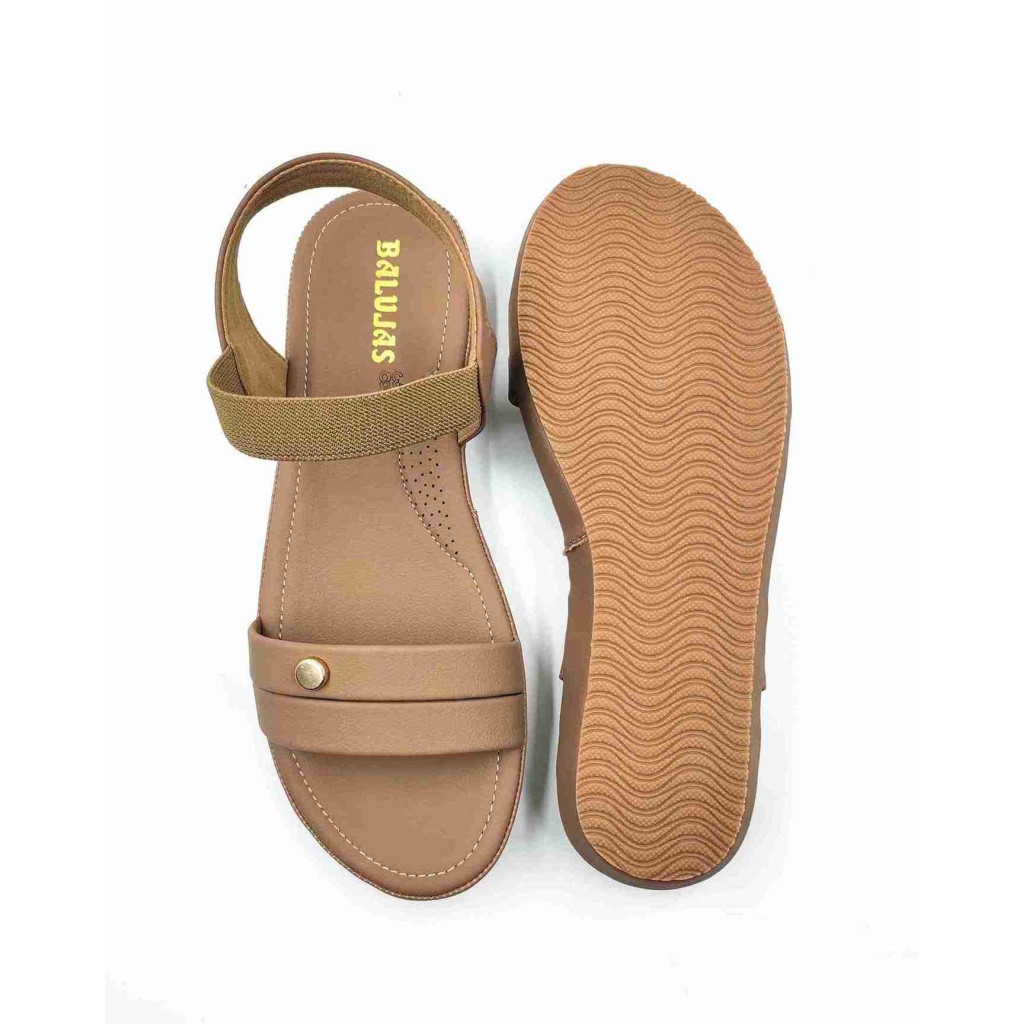 10-371:Balujas Flat Chiku Ladies Sandal 10-371:Balujas Flat Chiku Ladies Sandal