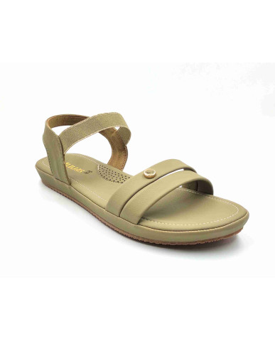 10-371:Balujas Flat Mahandi Ladies Sandal