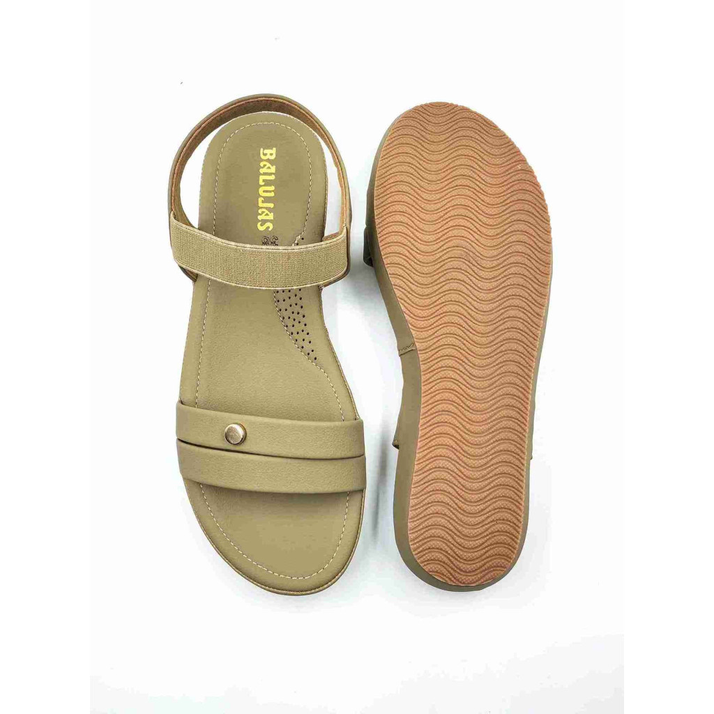 10-371:Balujas Flat Mahandi Ladies Sandal 10-371:Balujas Flat Mahandi Ladies Sandal