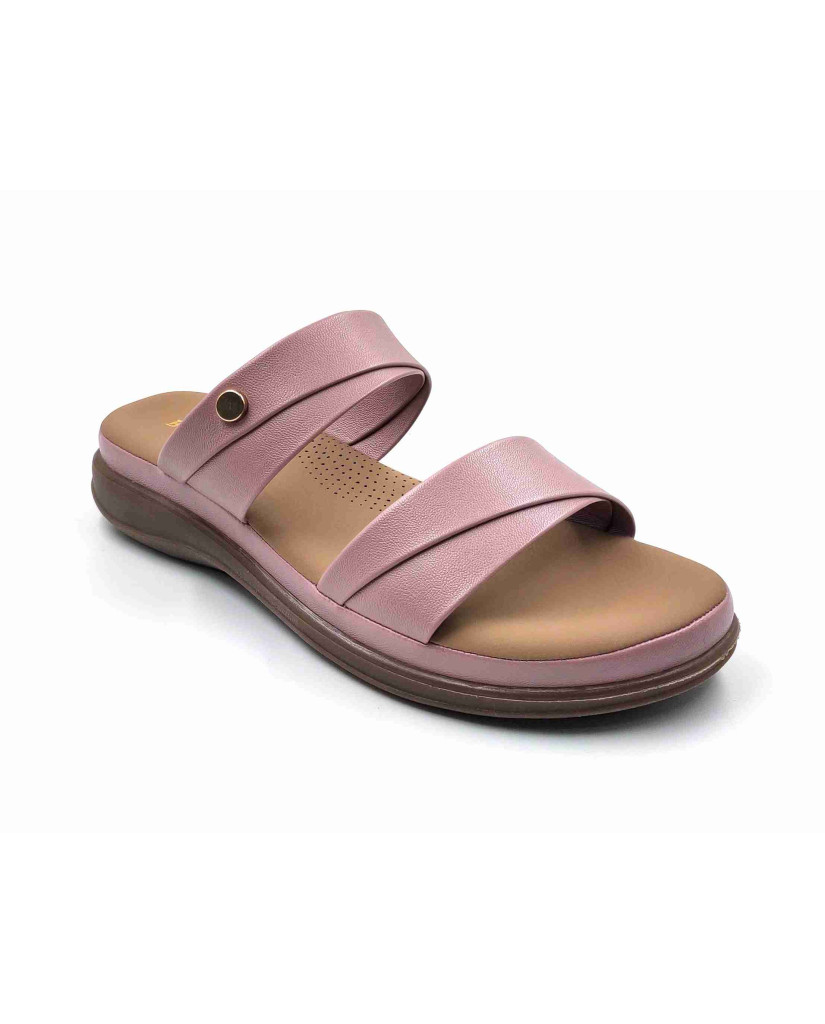 15066 Balujas L.Pink flat Ladies Slippers