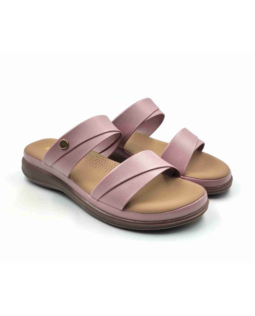 15066 Balujas L.Pink flat Ladies Slippers
