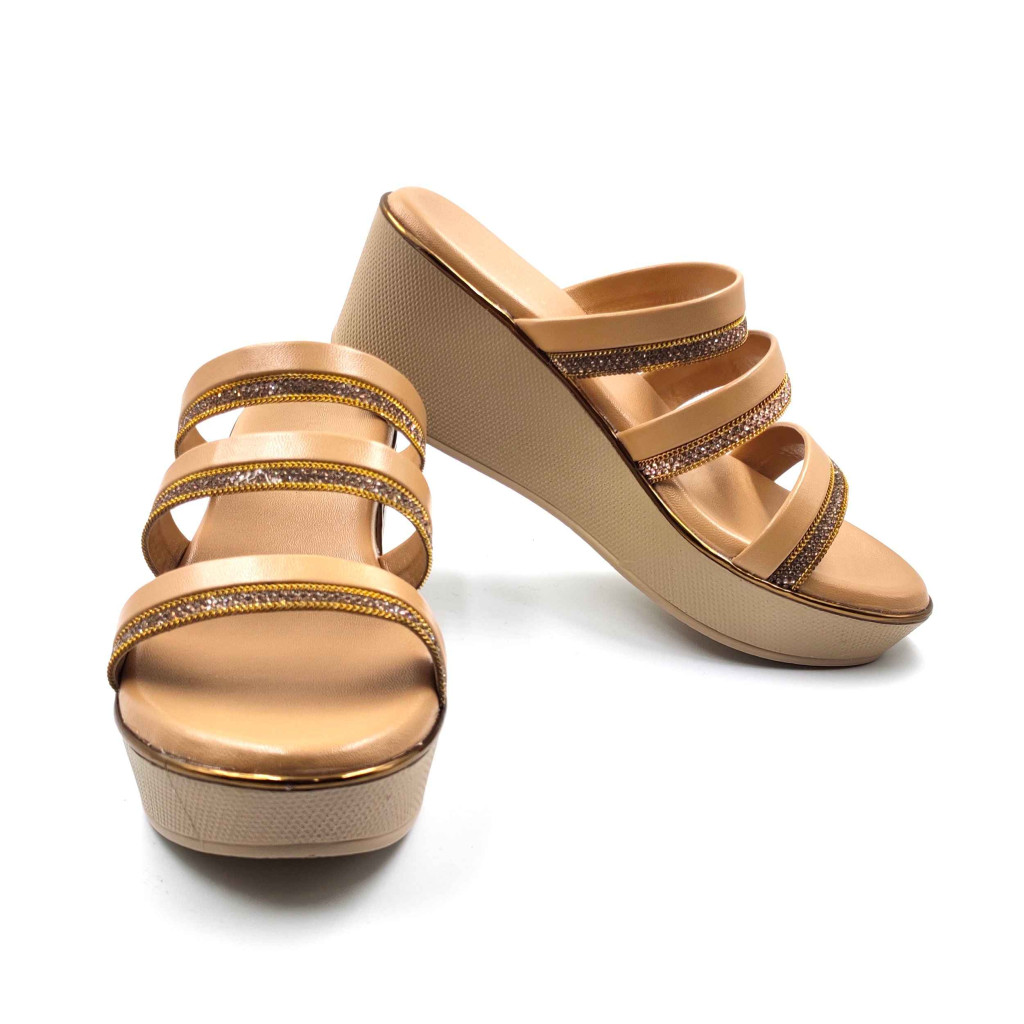 559: Balujas Antic Wedge Heel Crystal Sandal 559: Balujas Antic Wedge Heel Crystal Sandal
