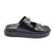 1902 Balujas Men Black Slippers