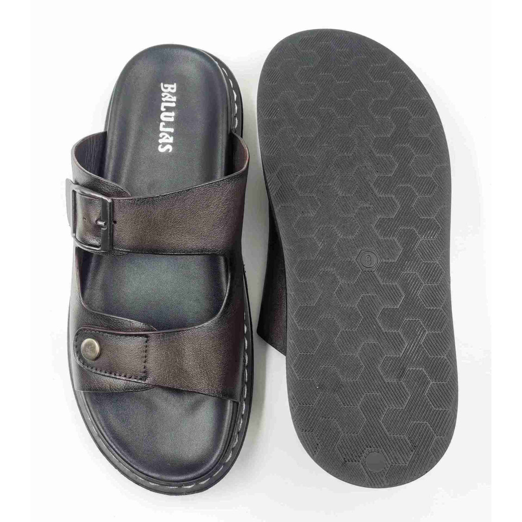1902 Balujas Men Brown Slippers