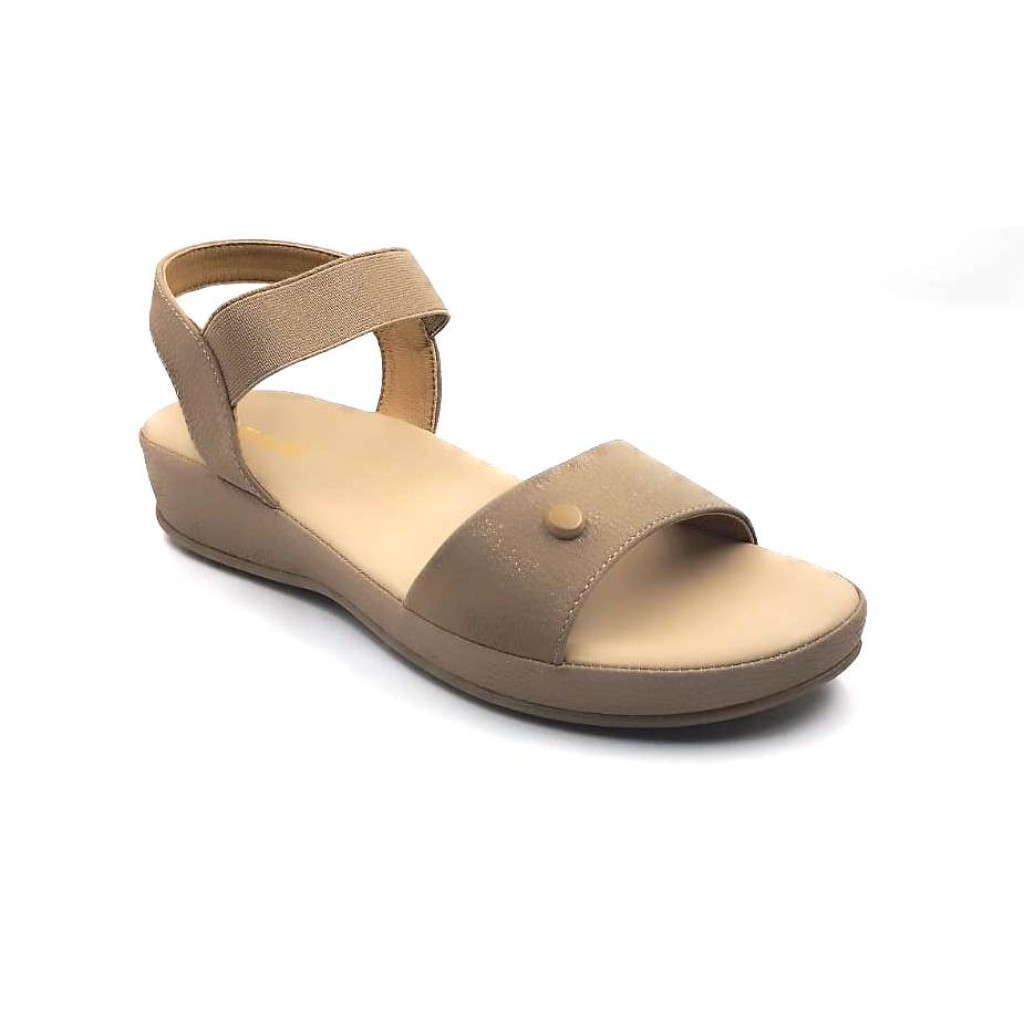 10861 : Balujas Ladies Beige Wedge Heel Sandal