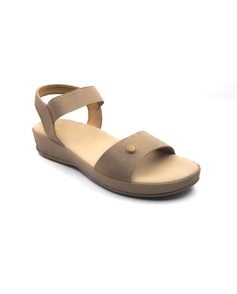 10861 : Balujas Ladies Beige Wedge Heel Sandal