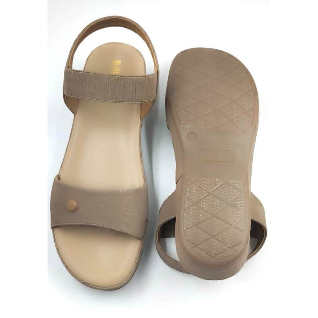 10861 : Balujas Ladies Beige Wedge Heel Sandal