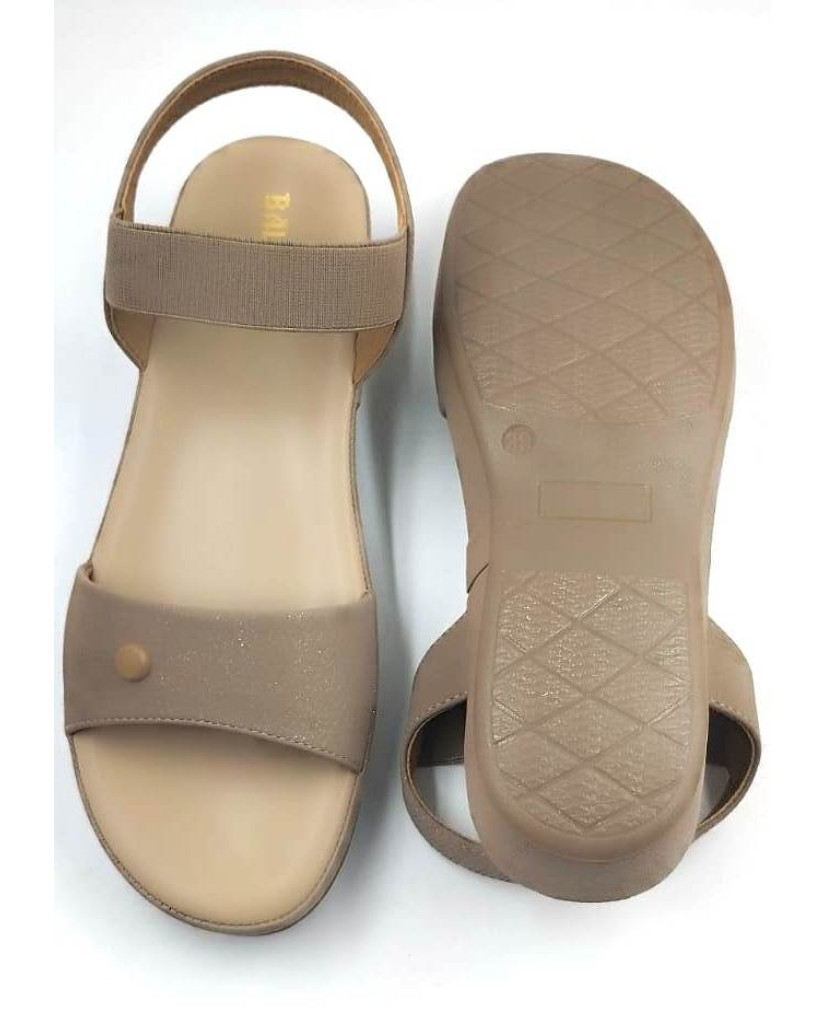 10861 : Balujas Ladies Beige Wedge Heel Sandal