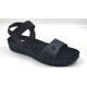10861 : Balujas Ladies Black Wedge Heel Sandal