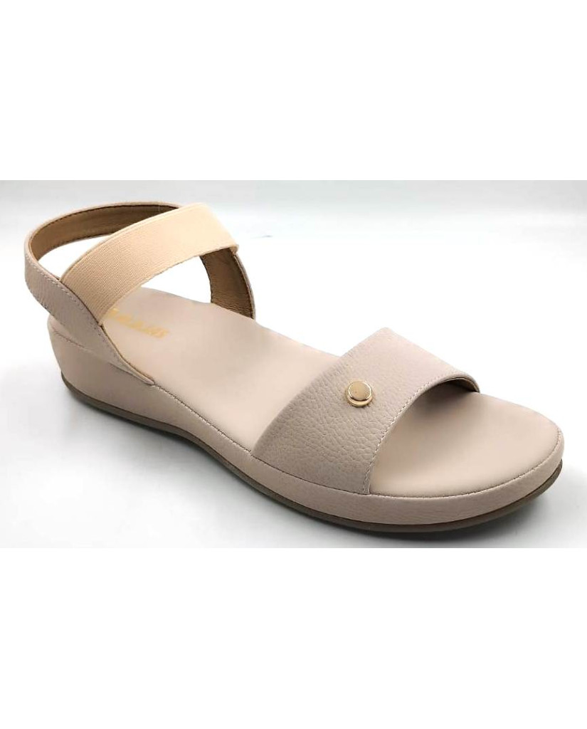 10861 : Balujas Ladies Peach Wedge Heel Sandal