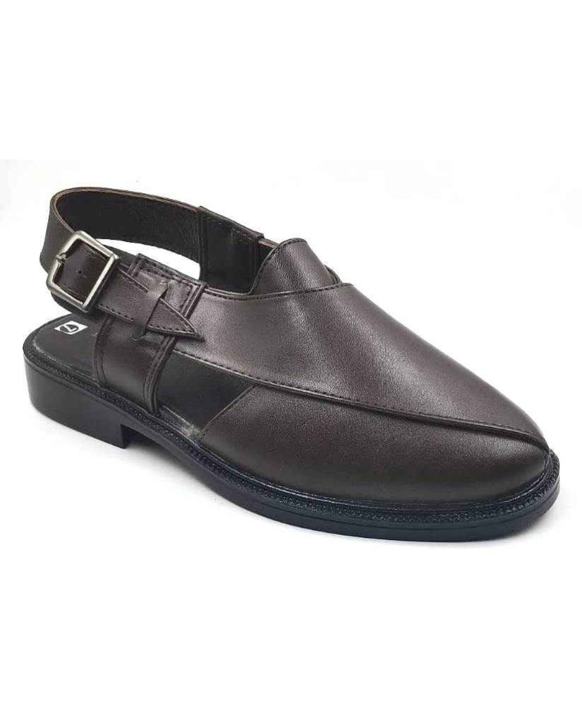 1053 : Balujas Brown Synthetic Peshawari