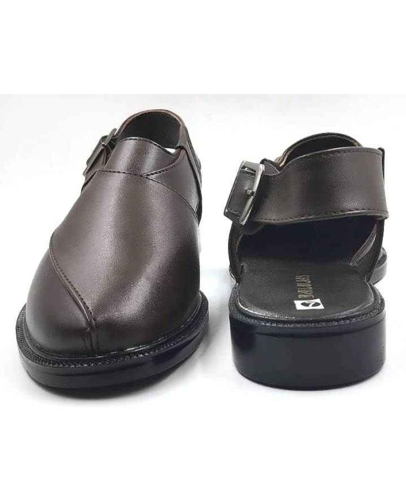 1053 : Balujas Brown Synthetic Peshawari