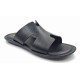 202: Balujas Men Black Flat Slippers