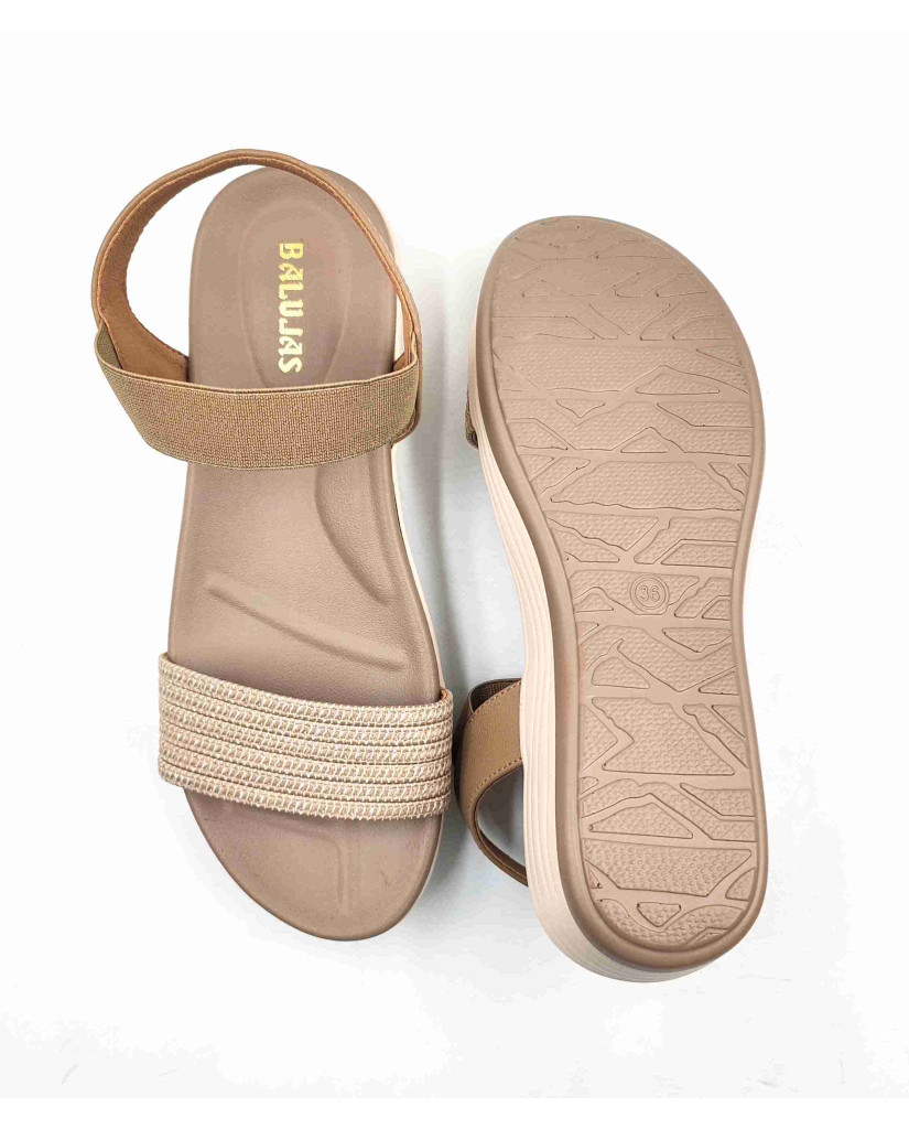 10998: Balujas Women's Beige Sandal 
