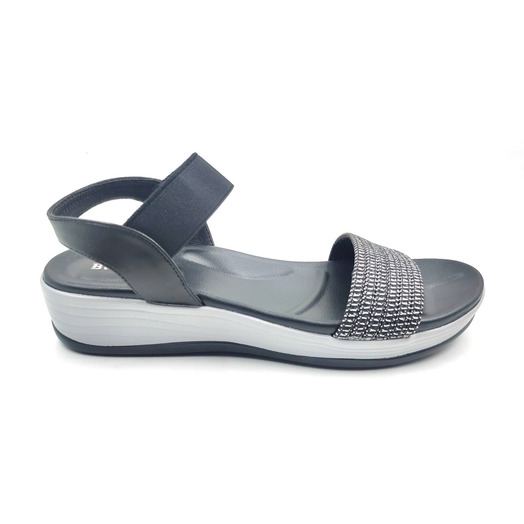 10998: Balujas Women's Black Sandal 