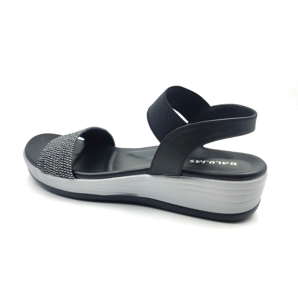10998: Balujas Women's Black Sandal 