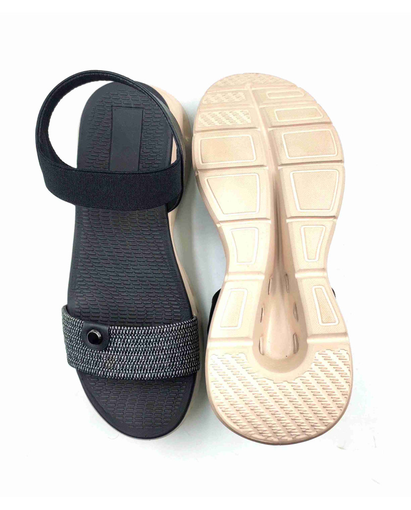 11408: Balujas Women's Black Sandal 