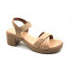 11527: Balujas Beige Block Heel Sandal