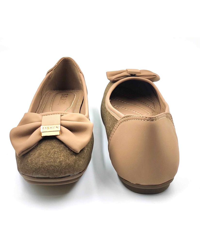 NSR-05: Balujas Beige Flat Ballies