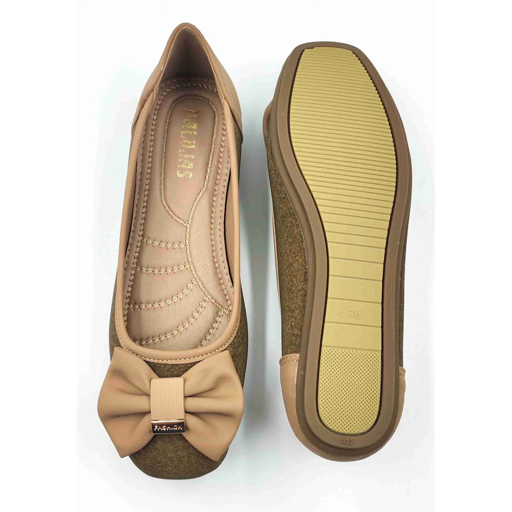 NSR-05: Balujas Beige Flat Ballies