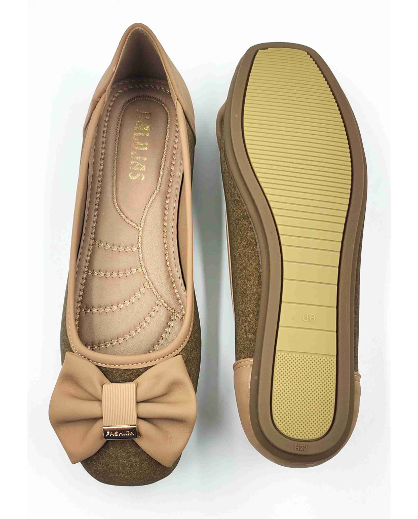 NSR-05: Balujas Beige Flat Ballies
