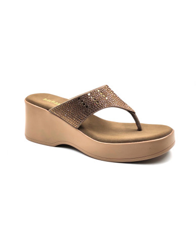 10515: Balujas Mouse Wedge Heel Ladies Slipper