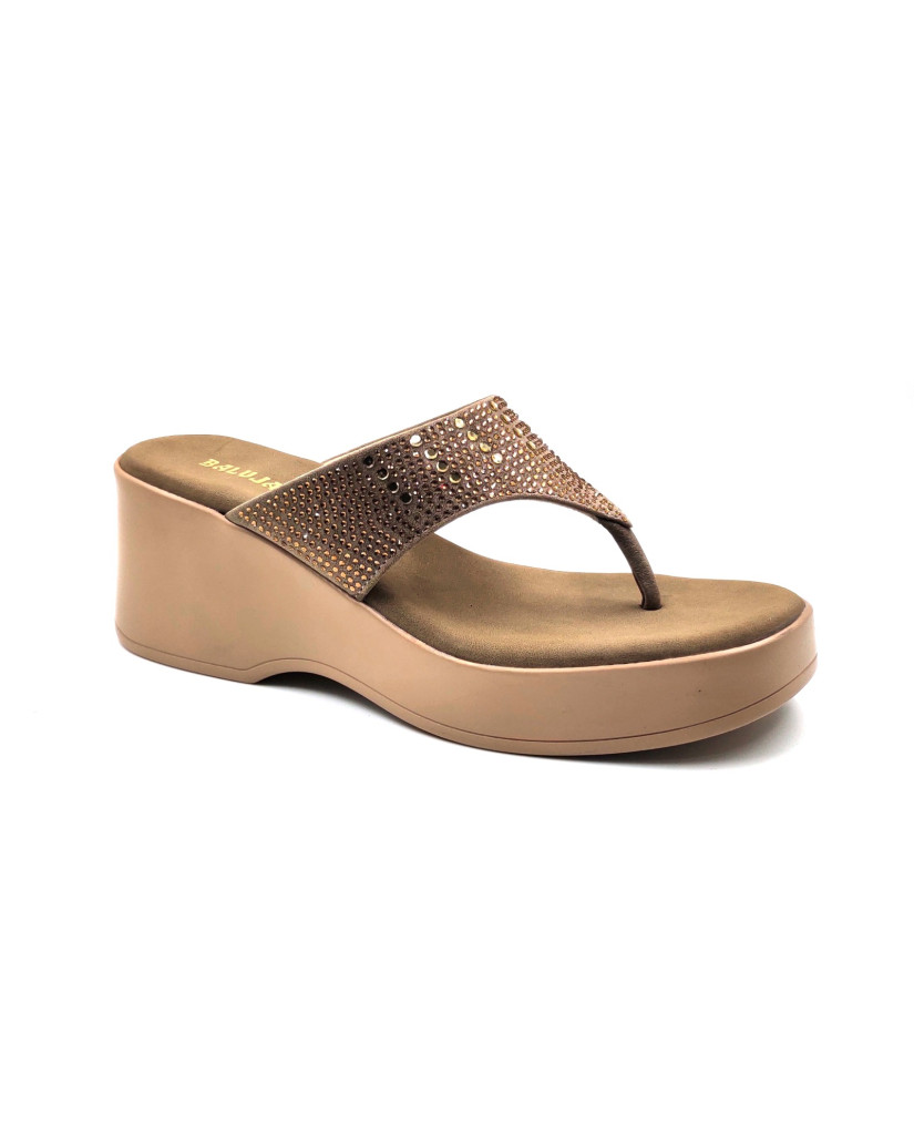 10515: Balujas Mouse Wedge Heel Ladies Slipper