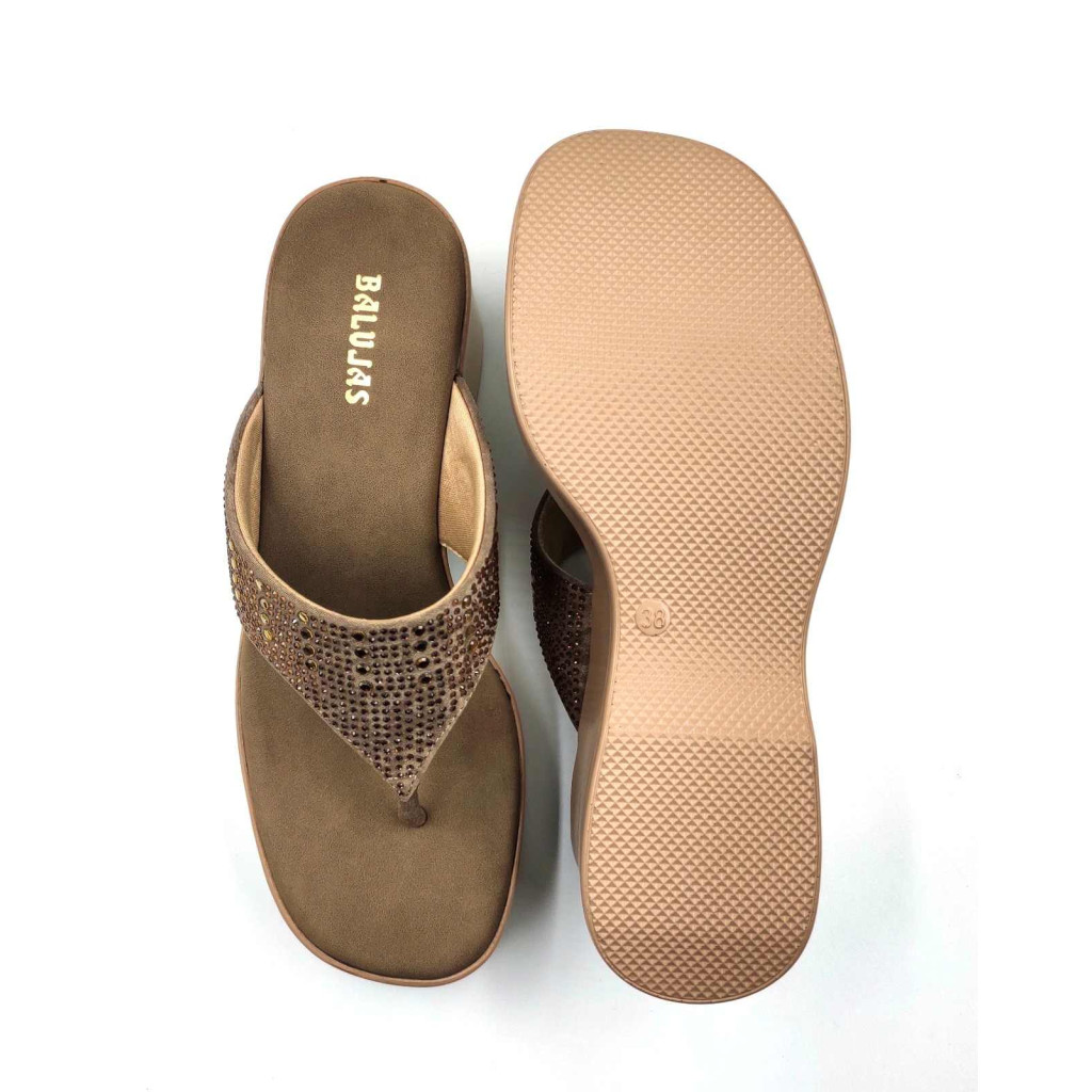 10515: Balujas Mouse Wedge Heel Ladies Slipper