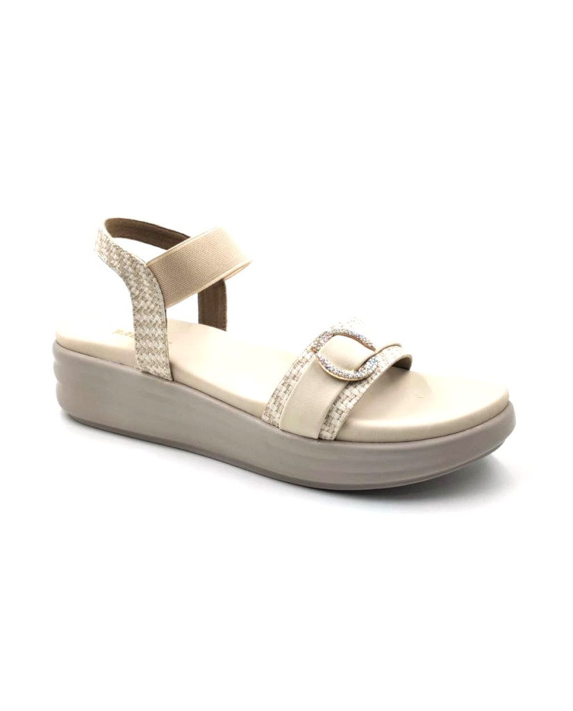 11392: Balujas Beige Wedge Heel Sandals